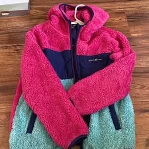 Eddie Bauer girls fleece zip up